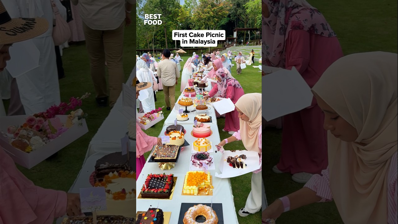 First Cake Picnic in Malaysia 🎂🌸 📍 Cakenic by Vanillicious, Taman Botani, Putrajaya