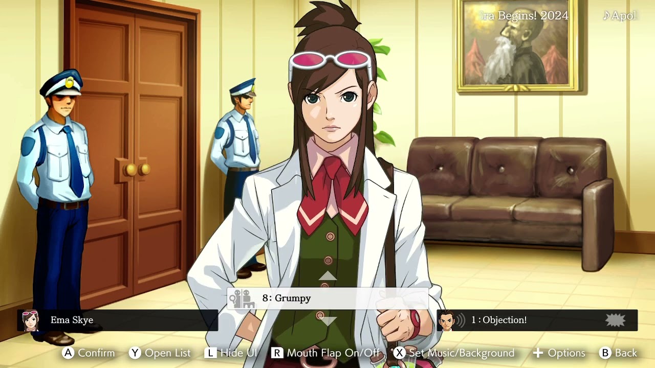 Apollo justice animation: Ema Skye