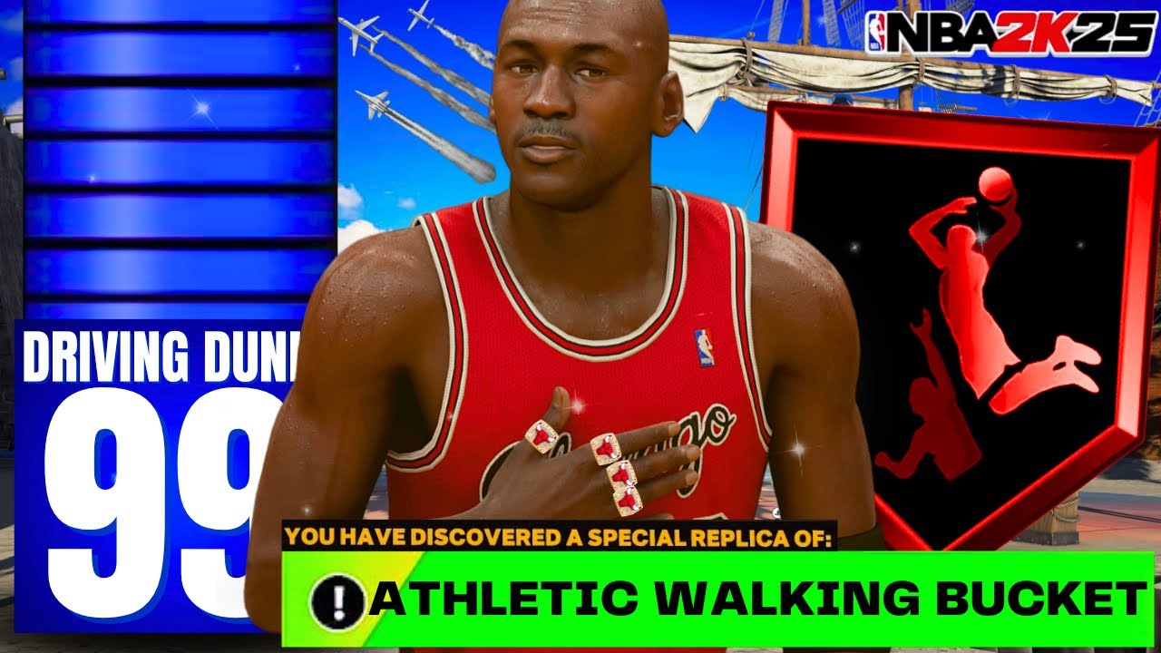 99 DUNK + 99 MID + 90 VERTICAL MICHAEL JORDAN BUILD CAN DO EVERYTHING! BEST GUARD BUILD IN NBA2K25!