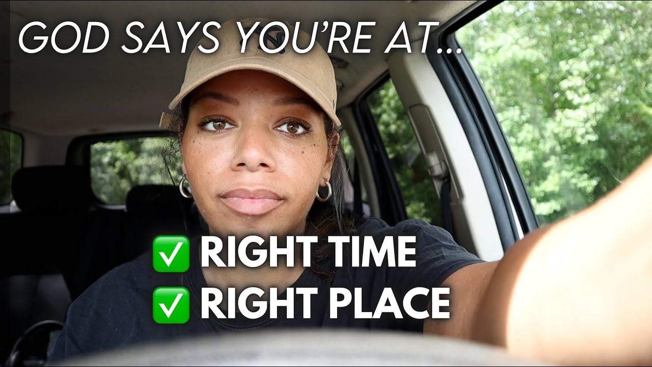 You’re EXACTLY where YOU need to be.