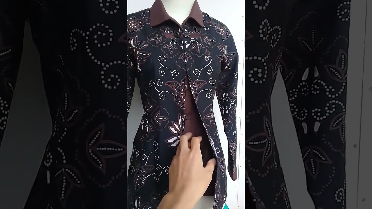 ini bisa di buka seperti ini yaa..|| #bajubatik #bajuwanitaterbaru #baju  @Sewing-tutorial