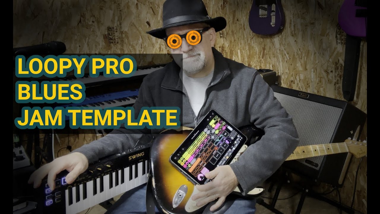 Пошаговое руководство по шаблону Loopy Pro Blues Jam