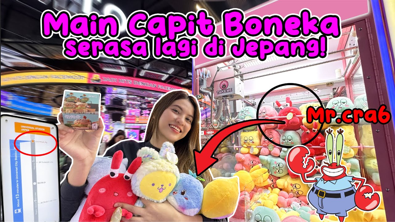 ADA MESIN CAPIT BONEKA KAYAK DI JEPANG?? LETS GO..KITA BORONG LAGI!!