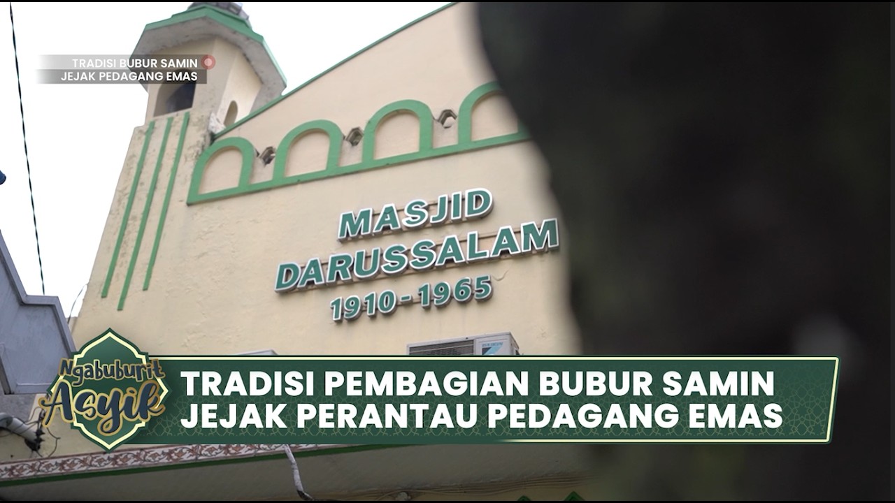 NGABUBURIT ASYIK ~ MASJID DARUSSALAM SERENGAN   TRADISI BUBUR SAMIN