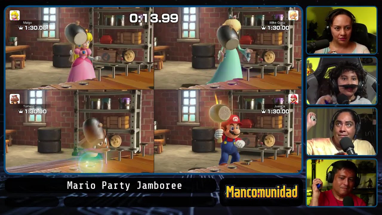 ¿Quién es el más TRAMPOSO? 🐀⭐️ | Super Mario Party Jamboree a 4 Jugadores
