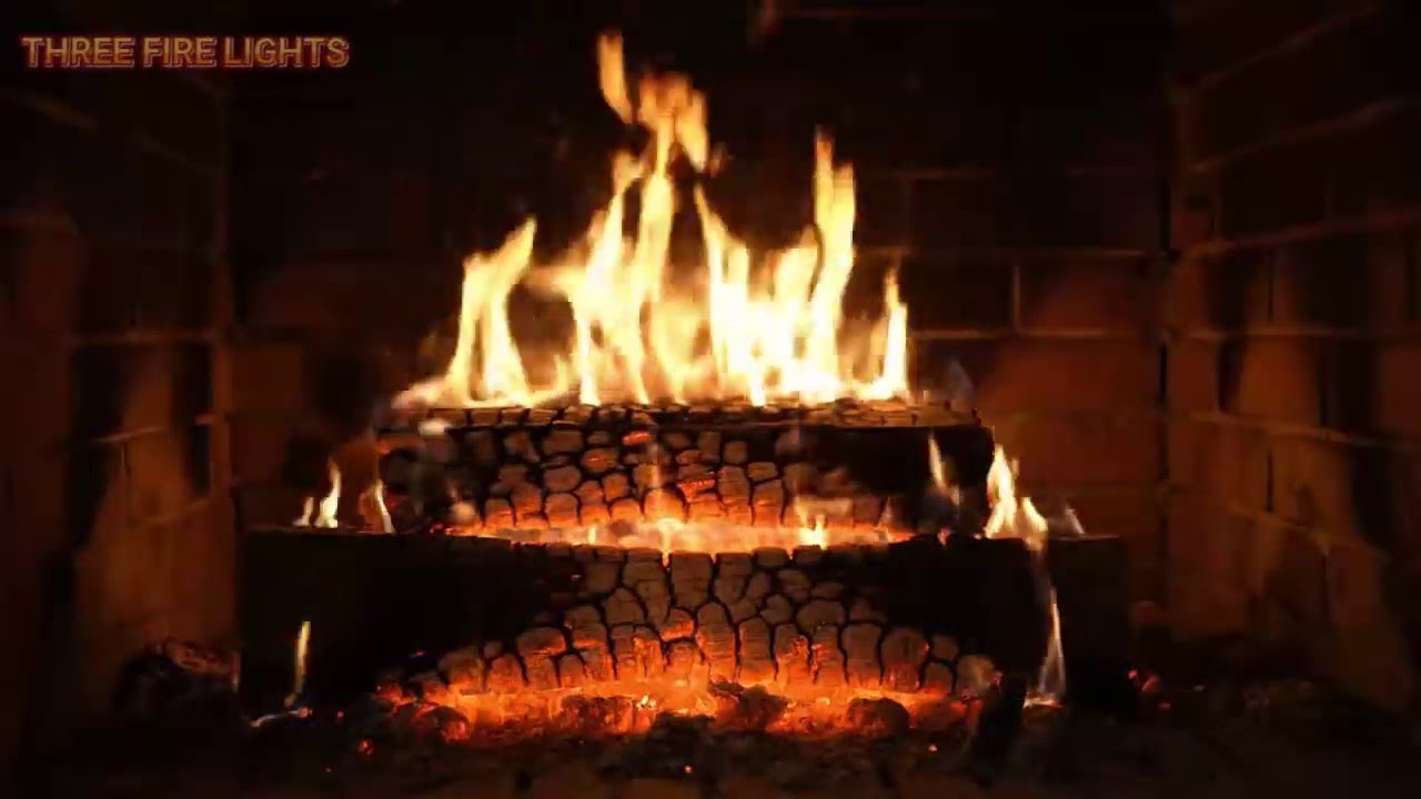 Cozy Night Coffee Shop ☕ Fireplace Sounds for Study, Sleep & Relaxation