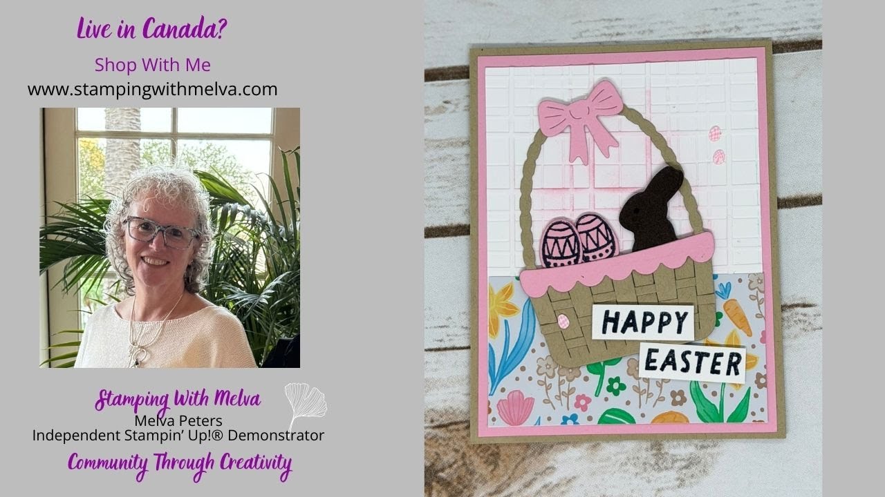 Live with Stamping With Melva - Stampin' Up!® Easter Joy