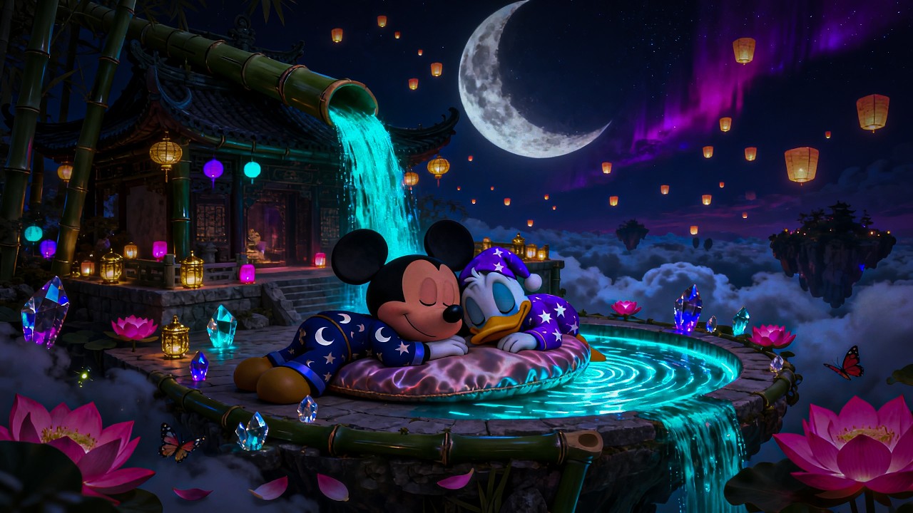 (NO ADS) 🌙 Magical Night Sleep Music ✨ Deep Sleep &bull; Relaxing Watter &bull; Calm Mind
