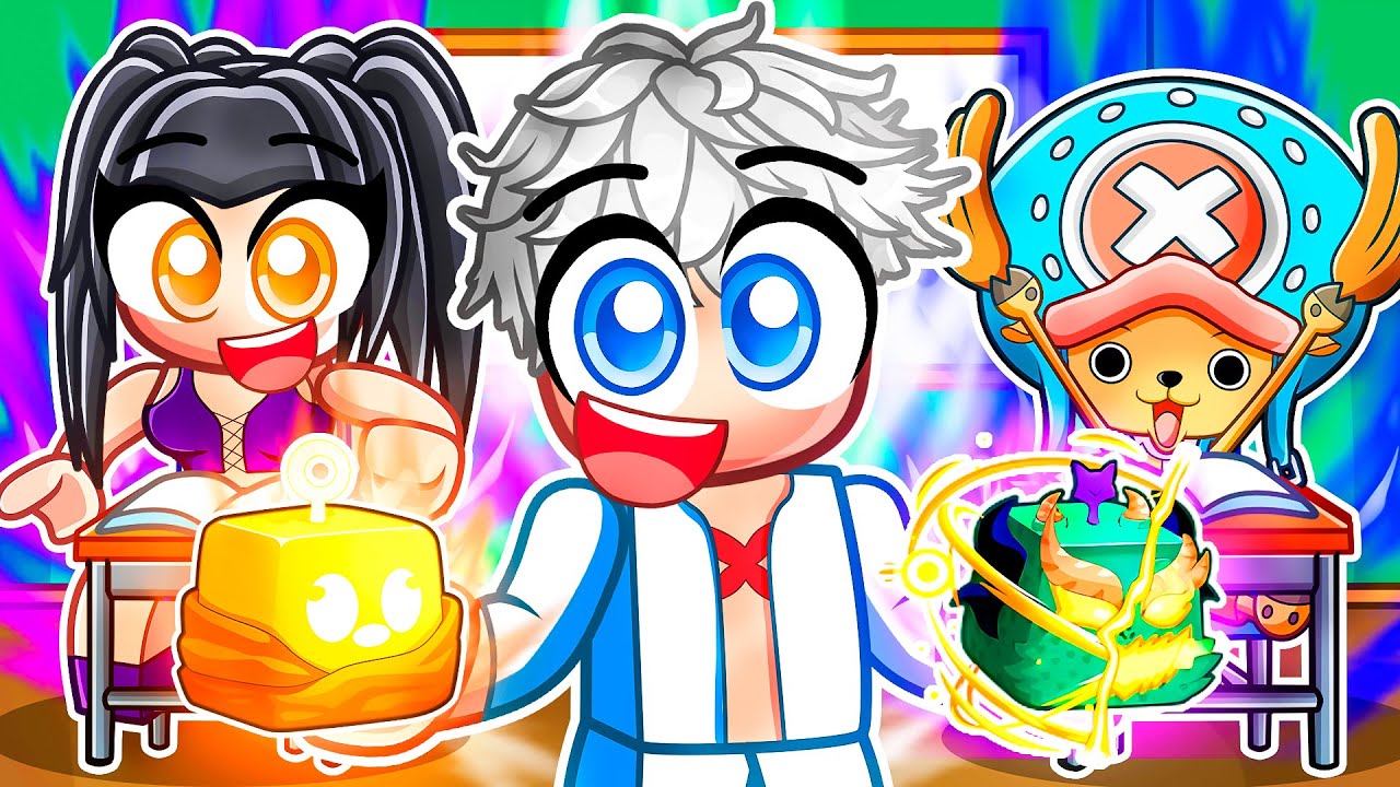 Joining a BLOXFRUIT ONLY SCHOOL in Roblox Blox Fruits!