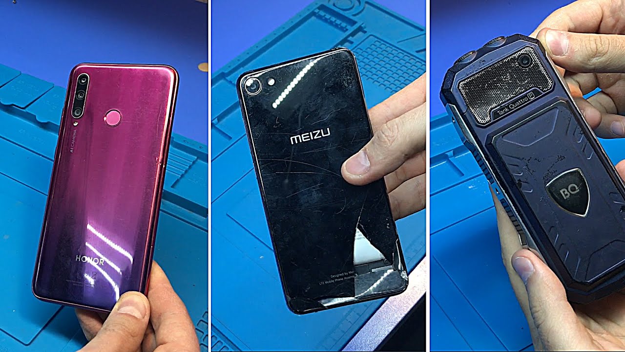Смартфон Honor 10i / упал в Г*ВНО  |  Тел BQ TANK нет звука | Meizu u10 забеременел АКБ