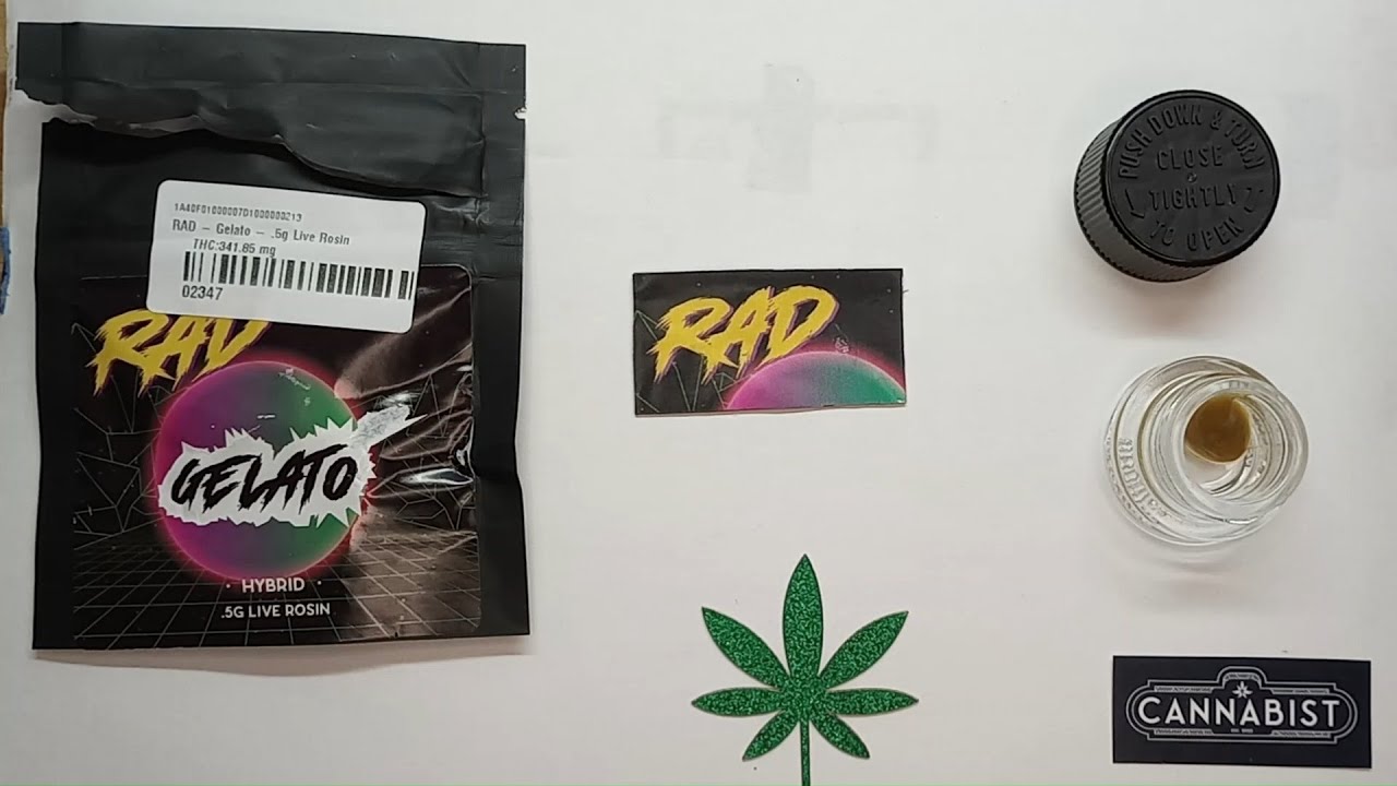 Rad Gelato Live Rosin Review