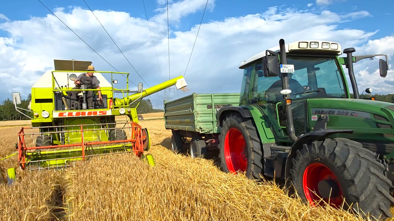 Der Claas Dominator 38 Oldtimer läuft immer noch wie ein 