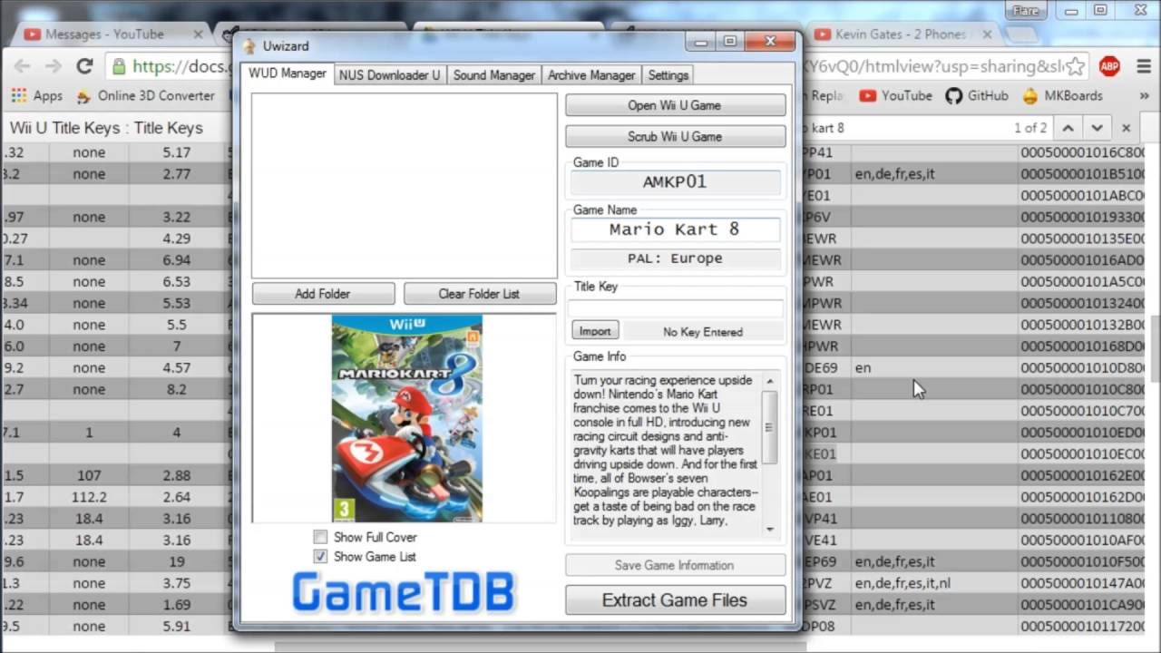 [Wii U] Как извлечь файлы WUD