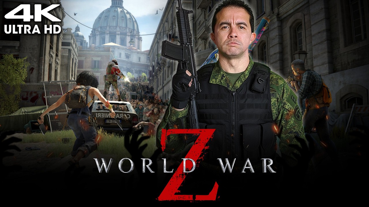 WORLD WAR Z PC4K! 🧟‍♂️ EM PRIMEIRA PESSOA! FUGA INSANA!