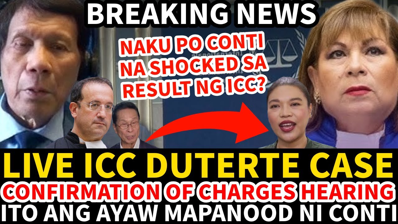 LIVE: ICC FORMER Pres. DUTERTE CASE CONFIRMATION OF CHARGES Hearing! shocking result panoorin!