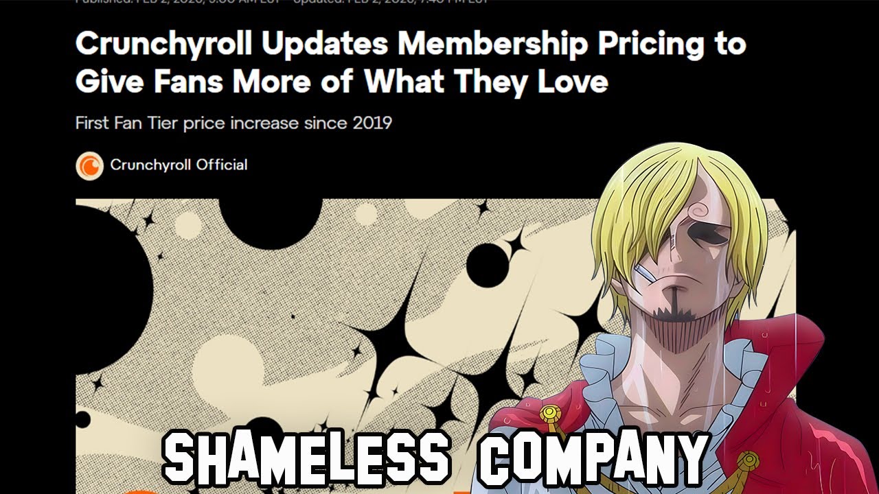 Crunchyroll Is Increasing Prices Despite the Backlash
