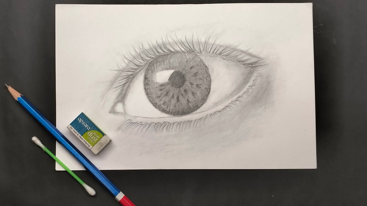 Learn to sketch an eye. Step by step..