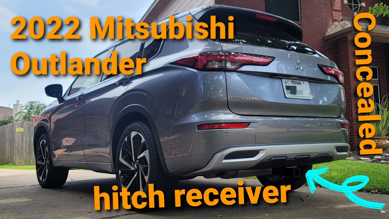 Установка приемника скрытого фаркопа Mitsubishi Outlander 2022 своими руками.