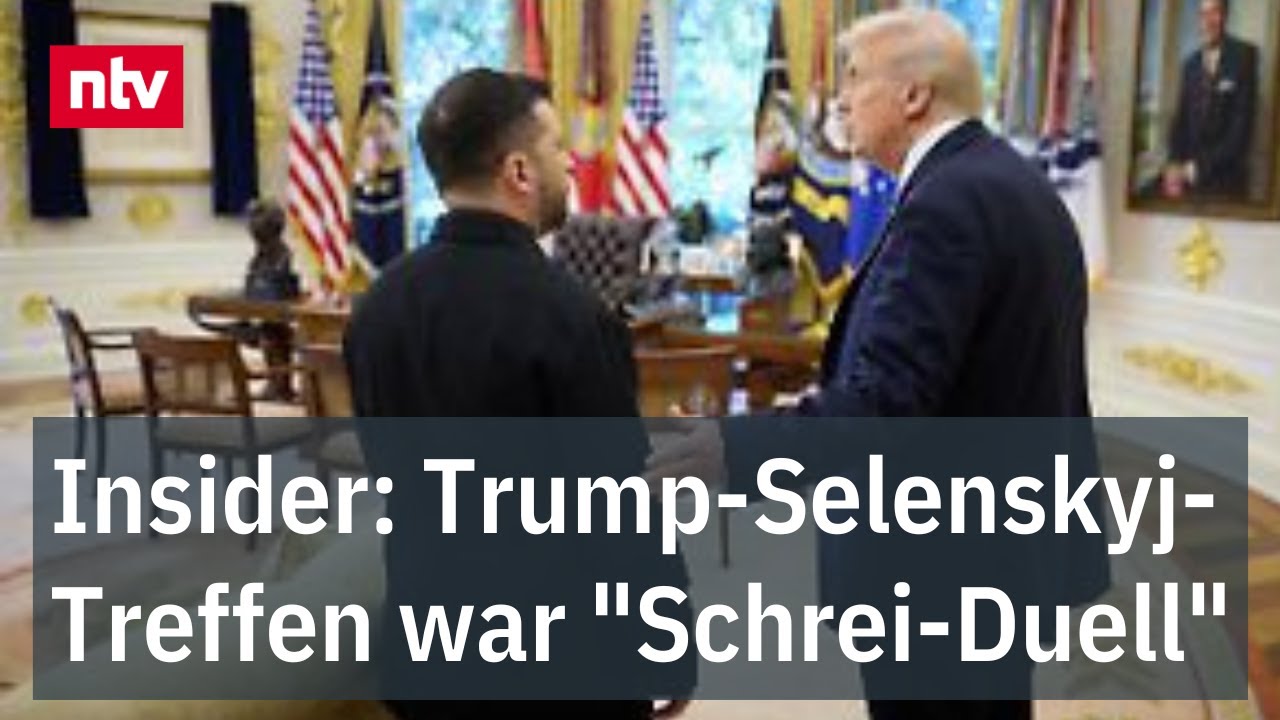 Insider: Trump-Selenskyj-Treffen war 