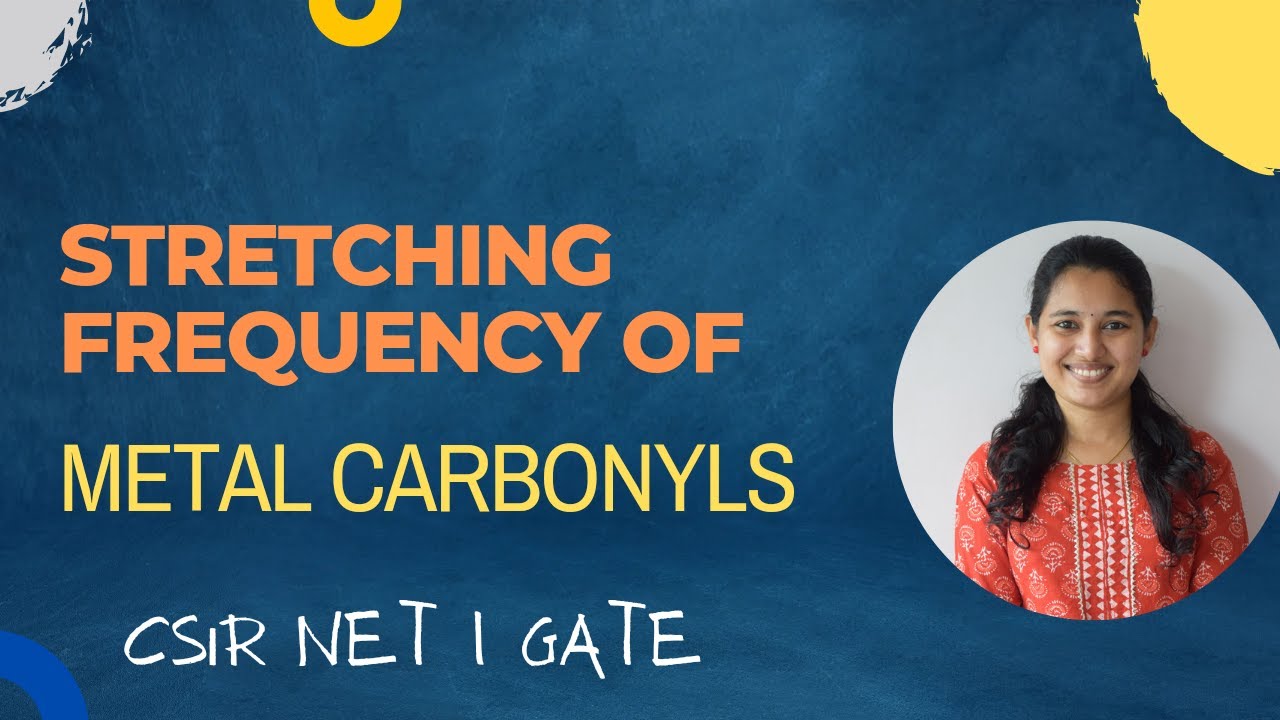 Stretching frequency of metal carbonyls | free CO | chemicos academy