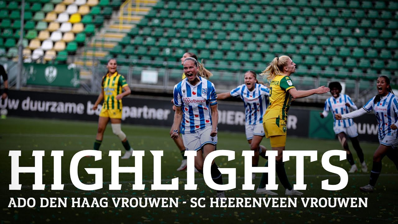 Gelijkspel in Den Haag | ADO Den Haag Vrouwen - sc Heerenveen Vrouwen