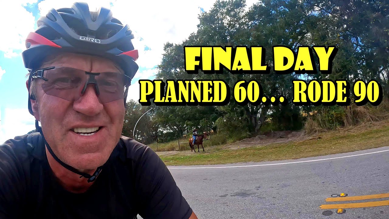 Final Day | 90 Miles Through Florida Country Roads 🚴‍♂️