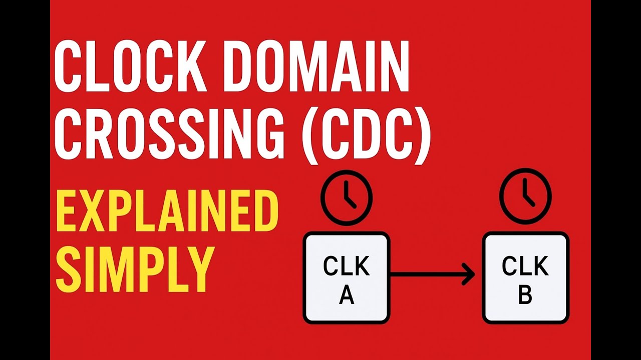Clock Domain Crossing (CDC) Explained Simply | Why CDC is Needed + Metastability Example