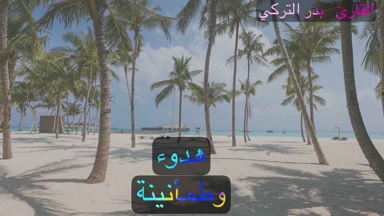 خمسة ساعات من الهدوء والإسترخاء - القارئ بدر التركي
