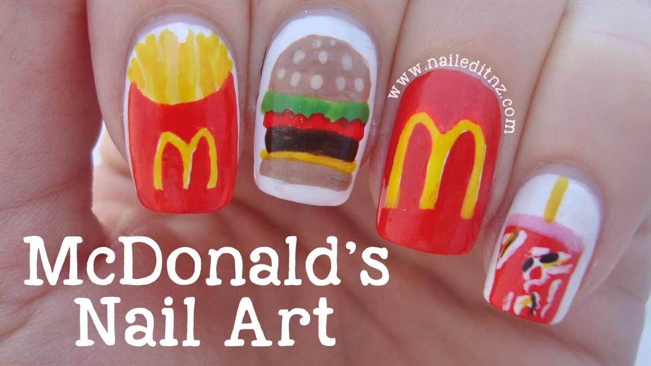 McDonald's Nail Art Tutorial