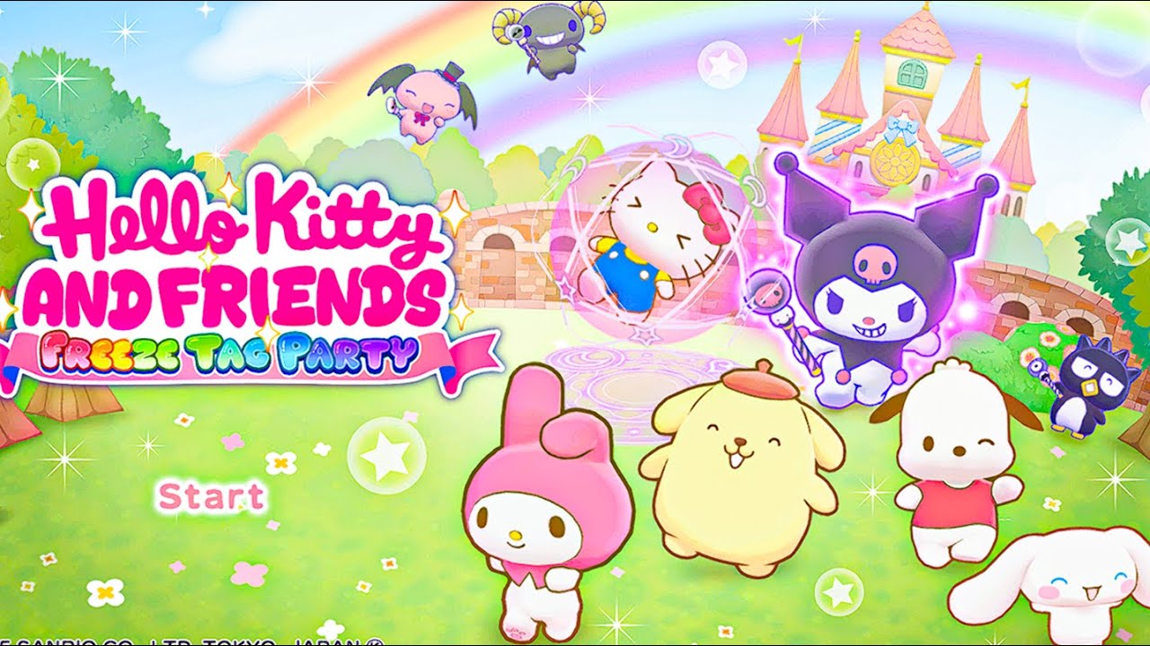 Hello Kitty and Friends Freeze Tag Party Full Gameplay Walkthrough Longplay