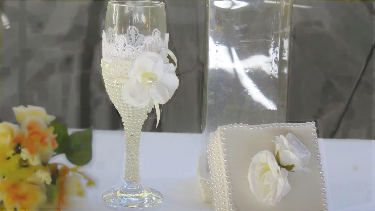 TAÇAS DECORADAS  COM  EMBALAGEM DE GARRAFA PET #CASAMENTO  | Amelia Requintada