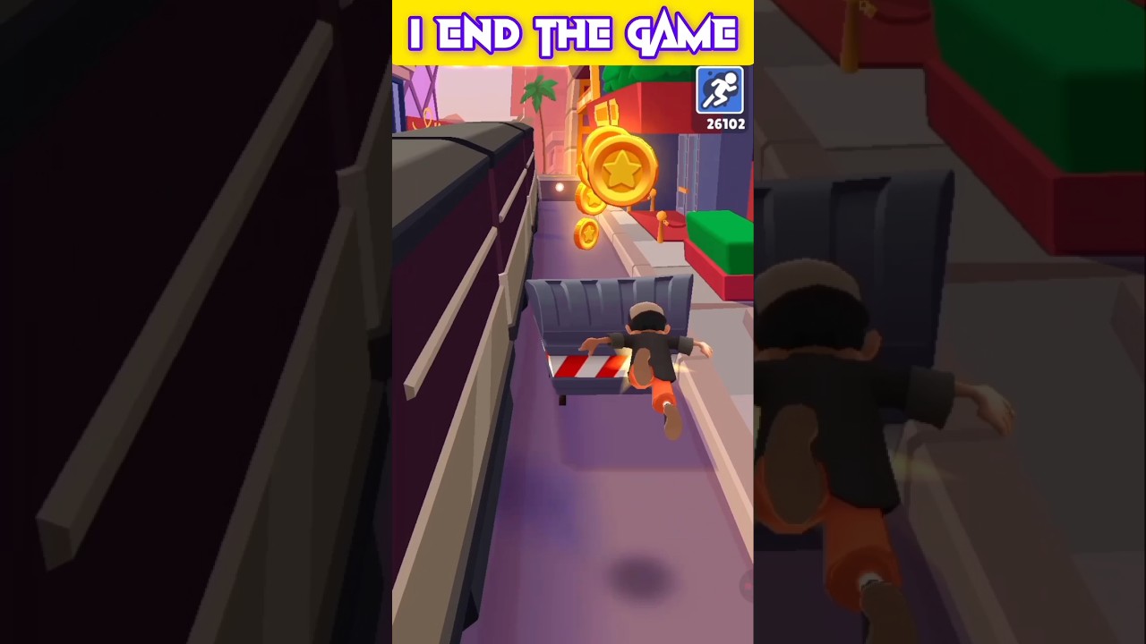 I ENDED THE SUBWAY SURFERS GAME 😱 