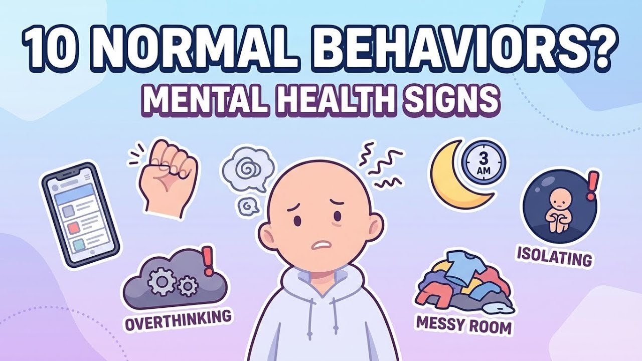 10 Behaviors You Think Are Normal but May Be Mental Health Signs