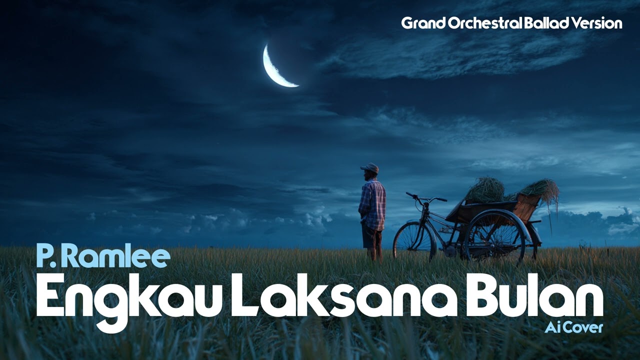 P. Ramlee - Engkau Laksana Bulan (AI Cover) - Grand Orchestral Ballad Version