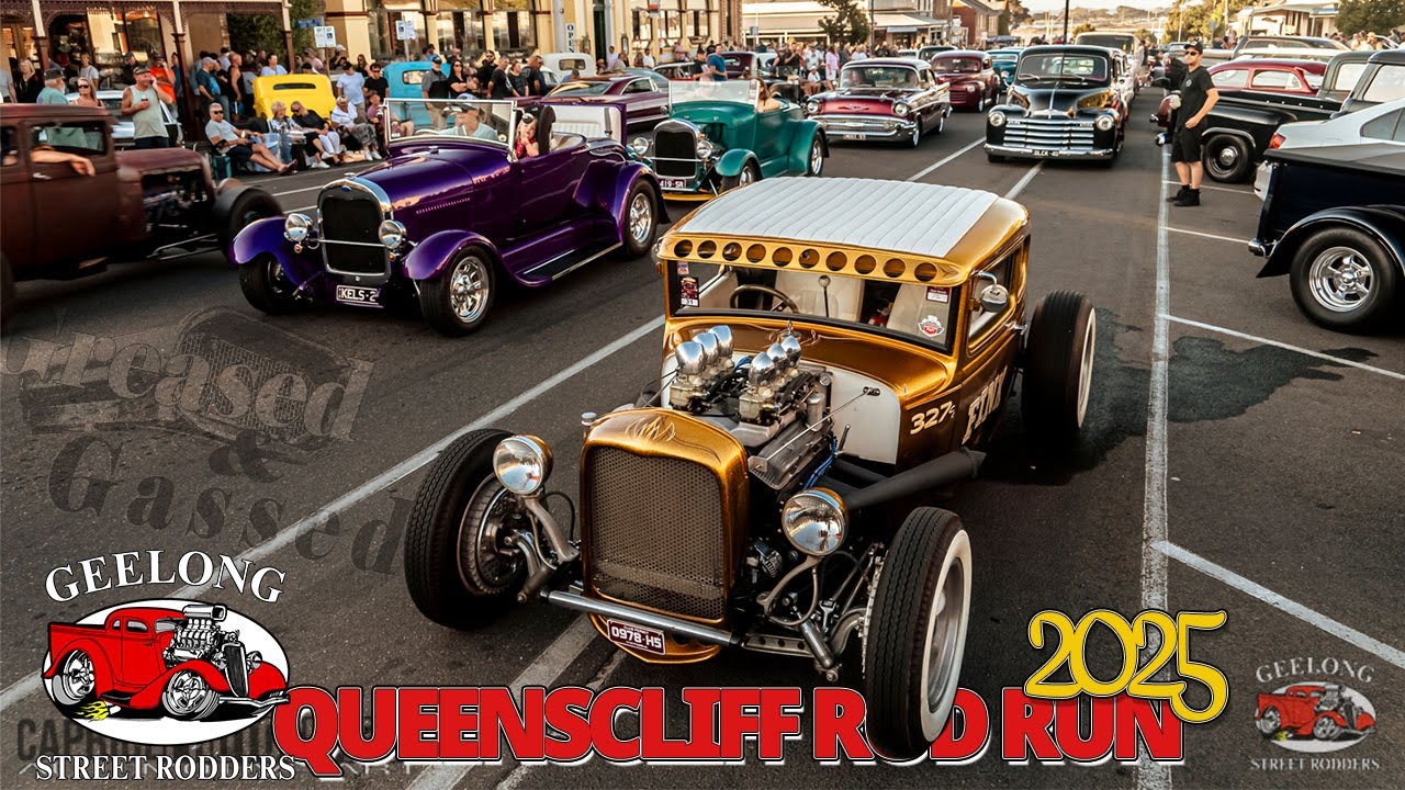 Hot rodding at its best! The Queenscliff Rod Run 2025