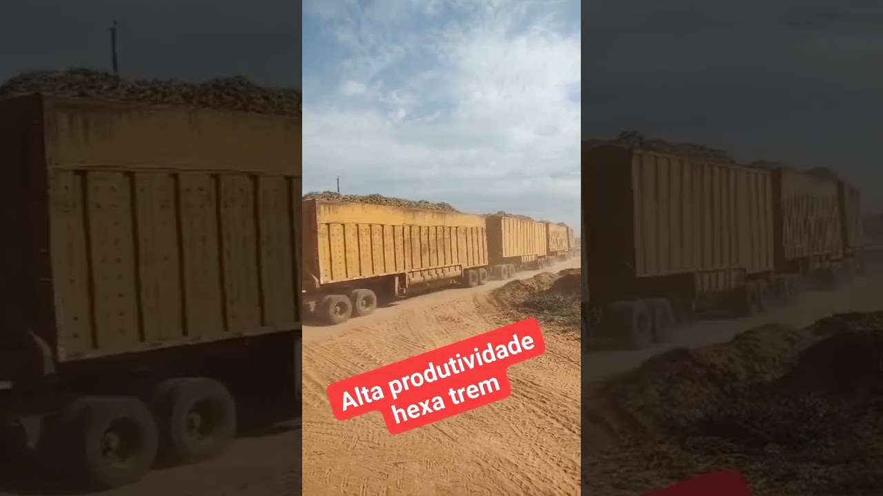 Alta produtividade hexa trem