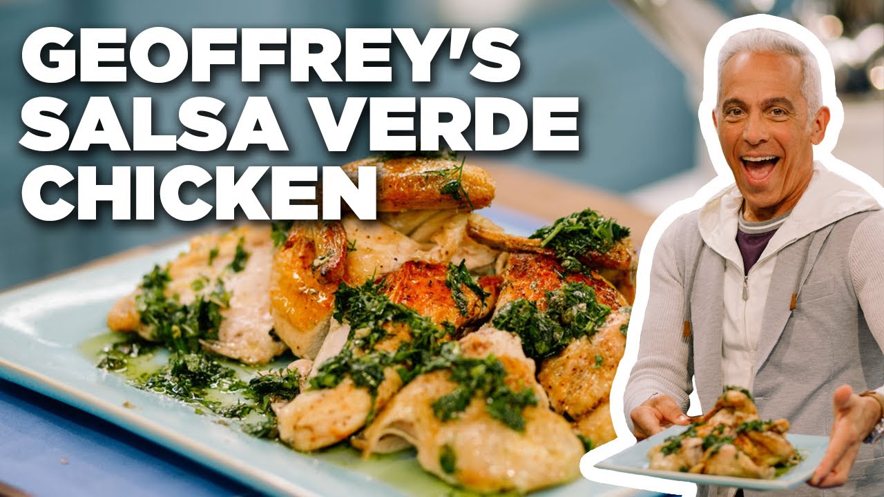 Geoffrey Zakarian's Roasted Split Chicken with Dill Salsa Verde | The Kitchen | Food Network