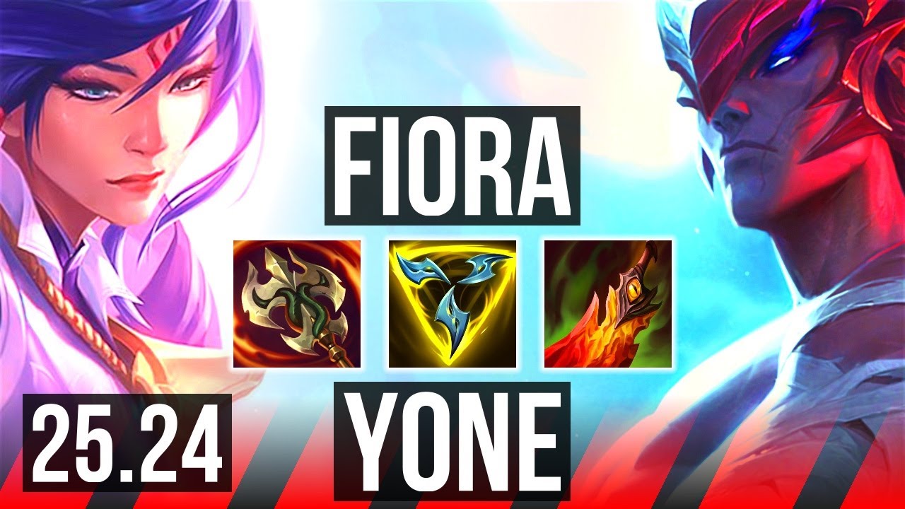 FIORA vs YONE (TOP) | Good KDA: 17/2/9 | BR Challenger | 25.24