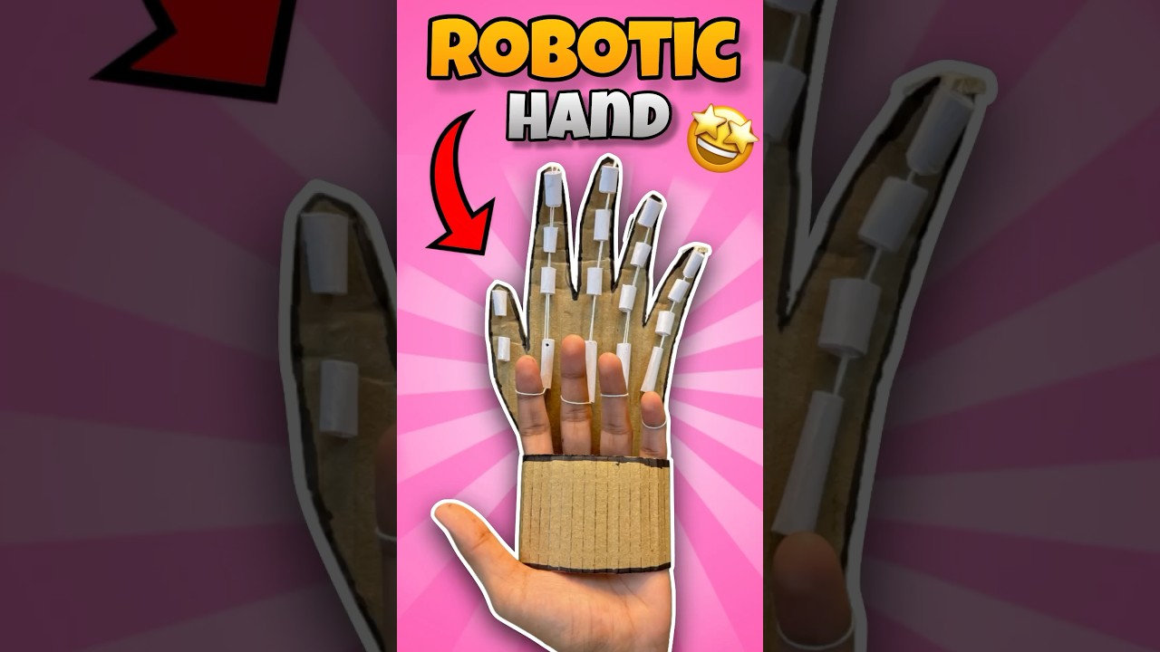 Make A Robotic Hand 🤩#shorts