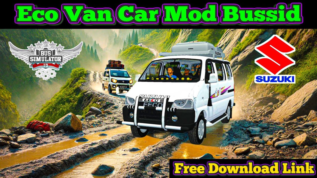 Eco Van Mod for Bussid | How to Add SUZUKI Ecco Van Mod in Bus Simulator indonesia - 2025  🔥
