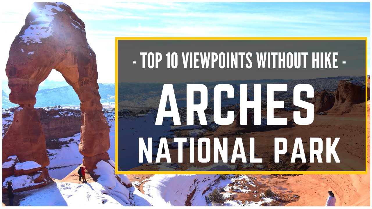 Top 10 Best Viewpoints to visit Without Hike | How to Cover Arches National Park, Utah 🇺🇸 in 1 day