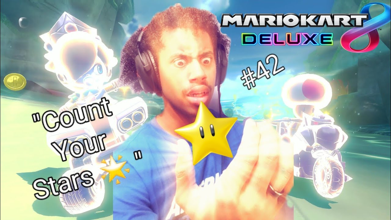 Похоже, мне придётся считать звёзды! | Mario Kart 8 Deluxe | (Только звёзды) | #42