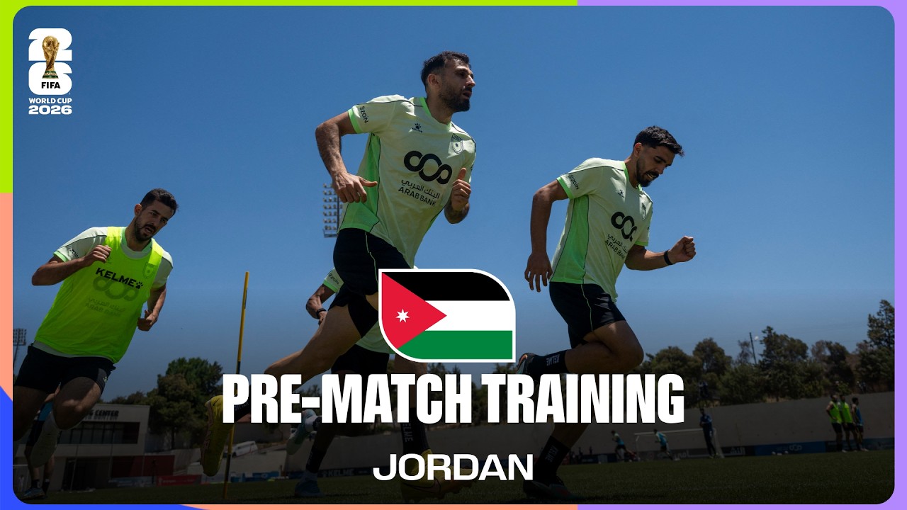 Jordan Train Before Austria | FIFA World Cup 2026&trade;
