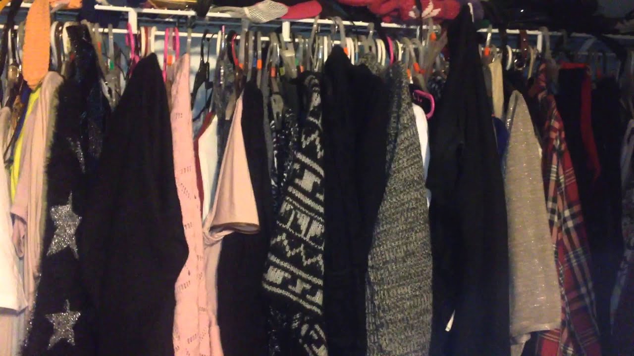 A glimpse inside Allanah's closet
