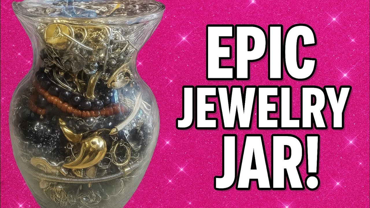 This Jewelry jar blew my mind! Let’s open this up!! #jewelryjar #jewelry 