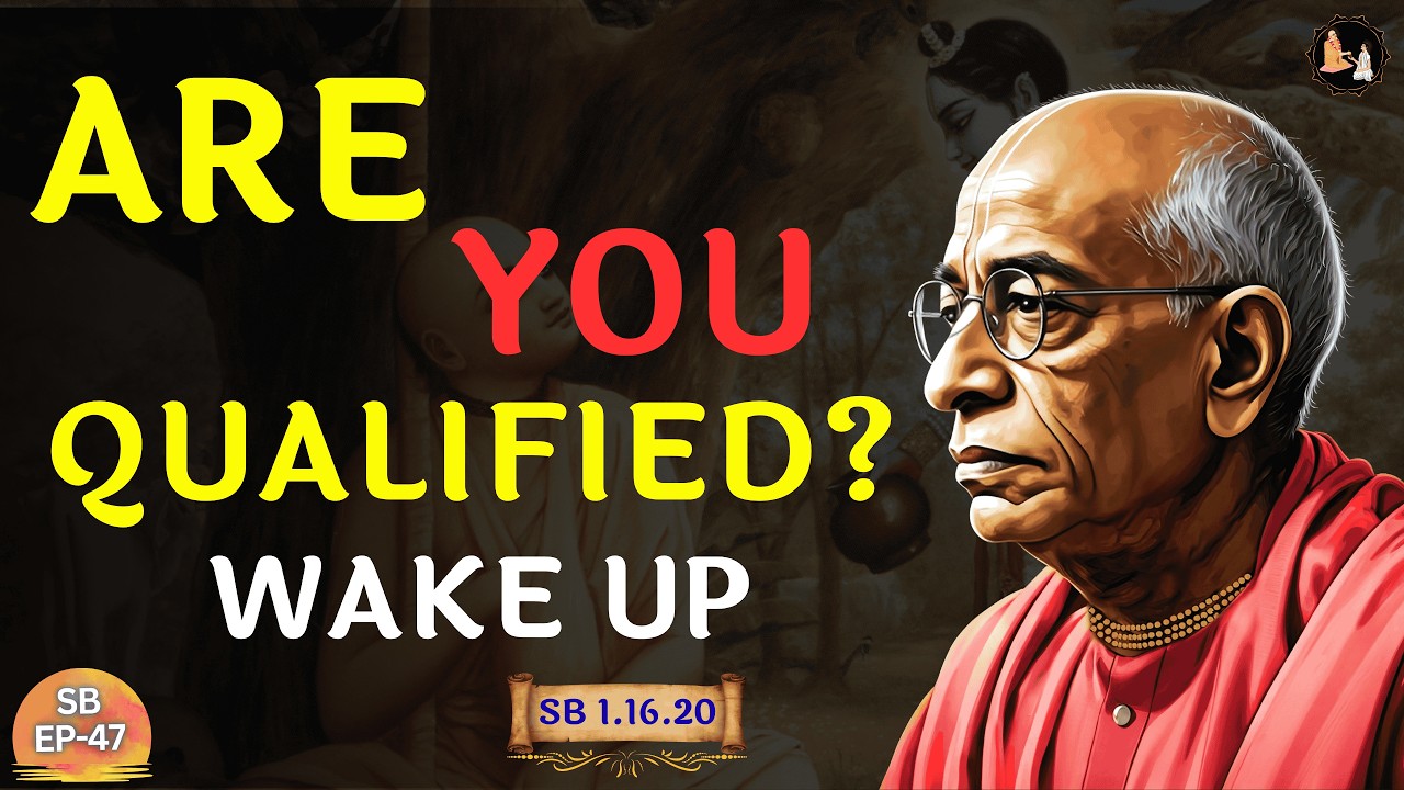 You Can&rsquo;t Control Yourself &mdash; But Want to Be a Guru? | Srila Prabhupāda | SB 1.16.20 |  EP-47