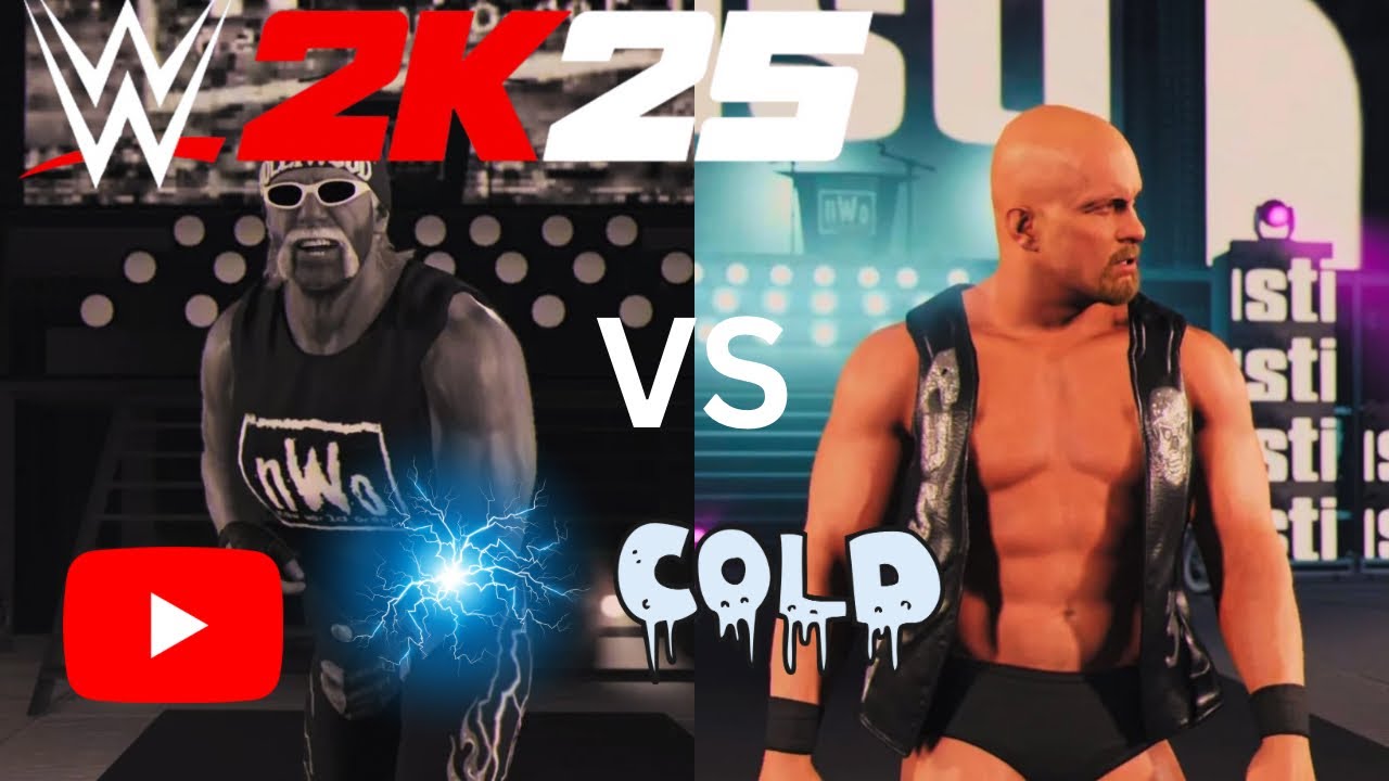 WWE2K25 Fantasy 90er Jahre Match Stone Cold vs Hulk Hogan