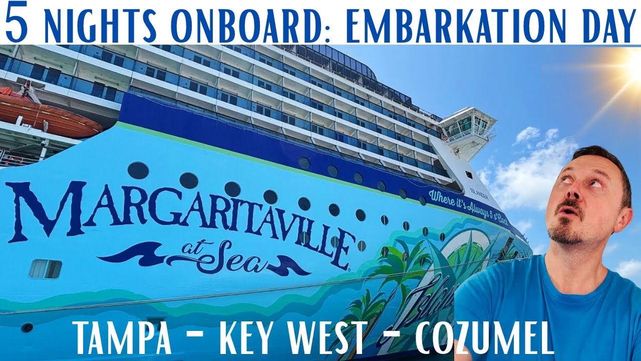 Margaritaville at Sea Islander Cruise: EMBARKATION Day, Tampa, Florida