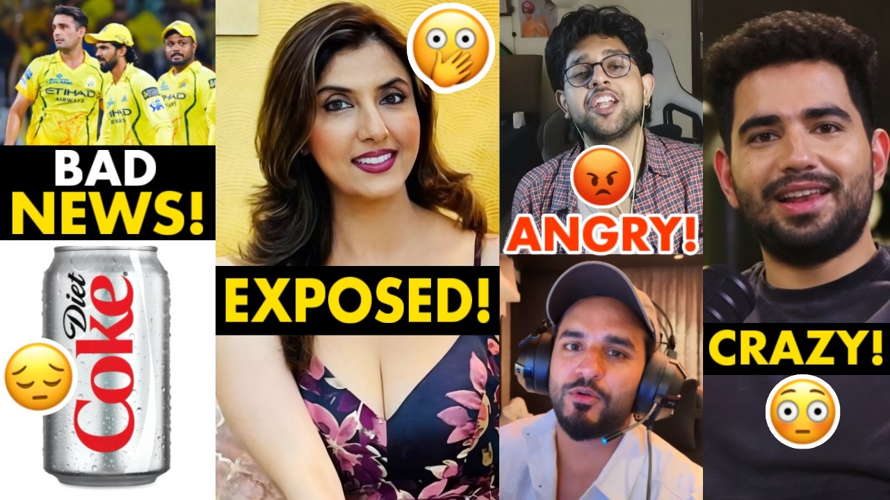 N*d&euro; Video Call? Actress Gets Badly Exposed&hellip;😨, Bad News for CSK & Diet Coke Fans, Samay Raina, Modi