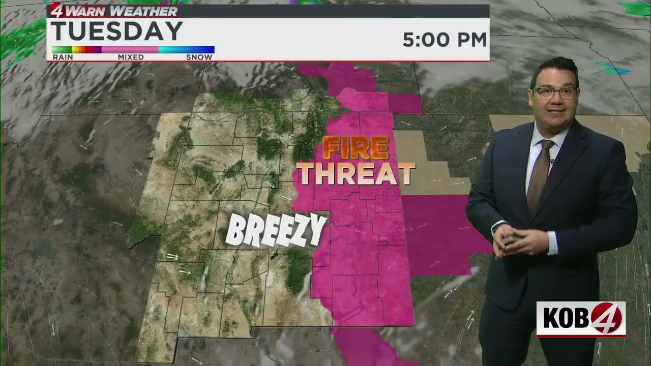 Monday evening forecast